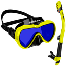 Máscara de Mergulho Antiembaçamento Com Snorkel Atlantic