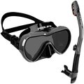 Máscara de Mergulho Antiembaçamento Com Snorkel Atlantic