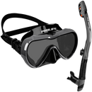 Máscara de Mergulho Antiembaçamento Com Snorkel Atlantic