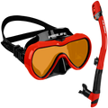Máscara de Mergulho Antiembaçamento Com Snorkel Atlantic