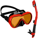 Máscara de Mergulho Antiembaçamento Com Snorkel Atlantic
