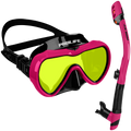 Máscara de Mergulho Antiembaçamento Com Snorkel Atlantic