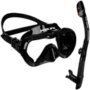 Máscara de Mergulho Antiembaçamento Com Snorkel Atlantic