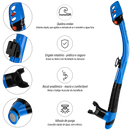 Máscara de Mergulho Antiembaçamento Com Snorkel Atlantic