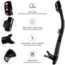 Máscara de Mergulho Antiembaçamento Com Snorkel Atlantic